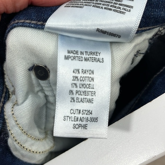 AGOLDE Sophie Skinny Jeans Mid‎ Rise size 26 - Picture 6 of 10